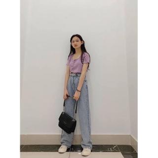 Áo croptop khuy hót trend