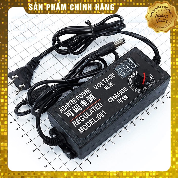 Nguồn Adapter Điều Chỉnh Điện Áp 3~24V 2A