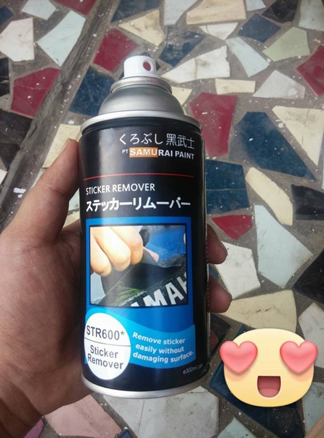 STR600 _ Chai tåy tem xe máy Samurai STR600*  tẩy sạch keo dán xe _ Sticker Remover  shop uy tín, giao nhanh , giá rẻ