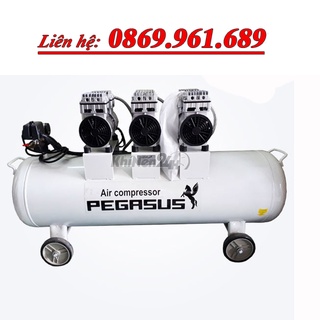 Máy nén khí giảm âm pegasus 3hp tm-of750x3-70l - bảo hành 1 năm