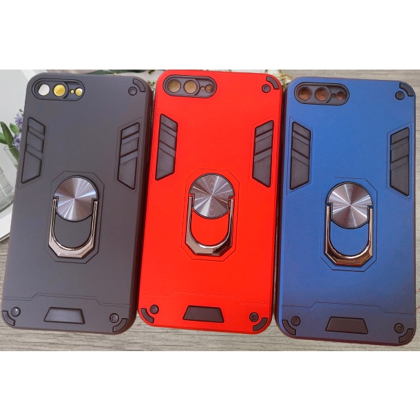Ốp lưng chống sốc cho IP 6/7/8plus X/XS/XsMax 11/12/13 Pro Max kèm nhẫn iring làm giá đỡ