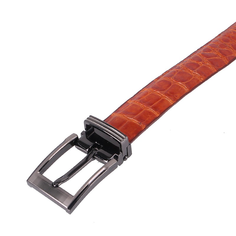 Dây thắt lưng nữ da cá sấu Huy Hoàng màu đen, nâu đỏ, vàng bò, nâu đất HP5201-02-03-09