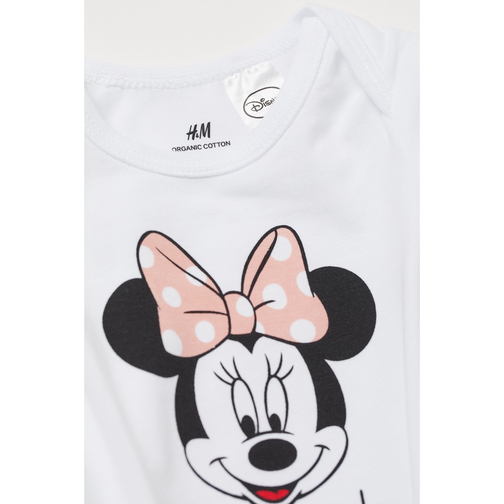 Set sơ sinh 3 tiết HM UK Mickey săn sale giá tốt size 2-4m đến 6-9m