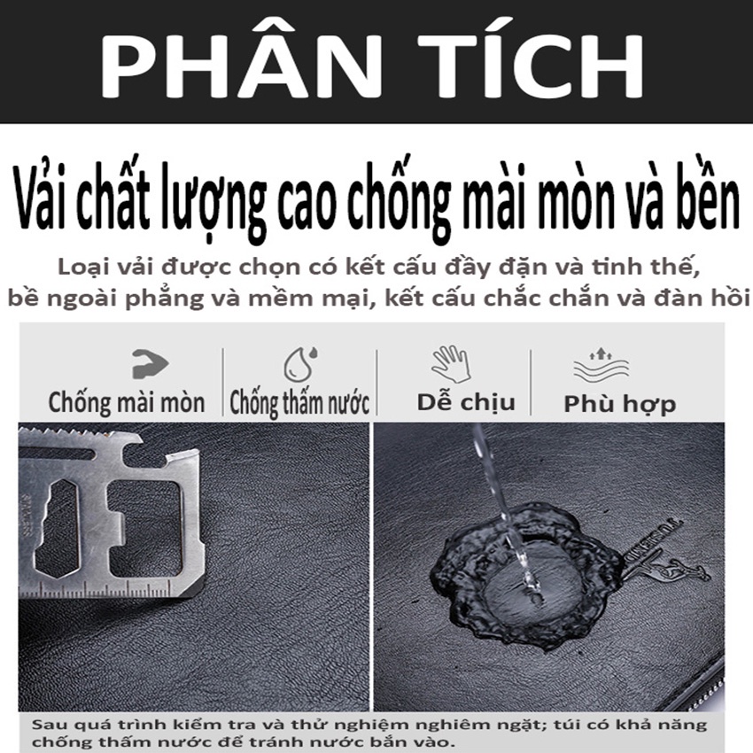 Ví Nam Cầm Tay Luxury Cao Cấp Da Pu Chống Nước Chống Xước Cực Tốt đựng Ipad điện thoại đi làm Ví Nữ Cầm Tay Tuxa