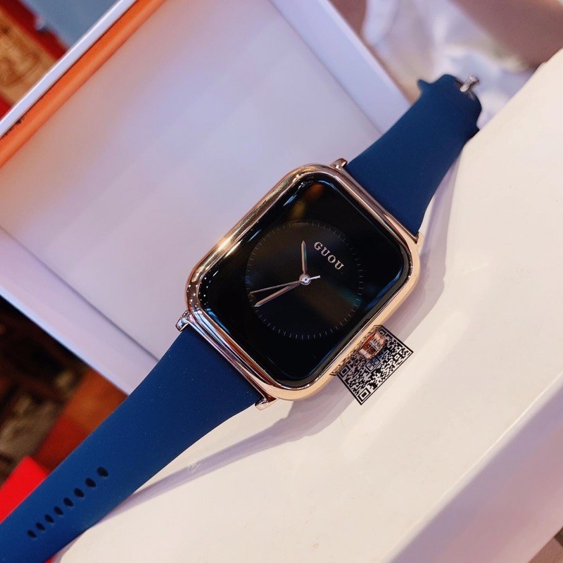 Đồng hồ nữ Guou unisex phiên bản Apple watch Size 30x35mm