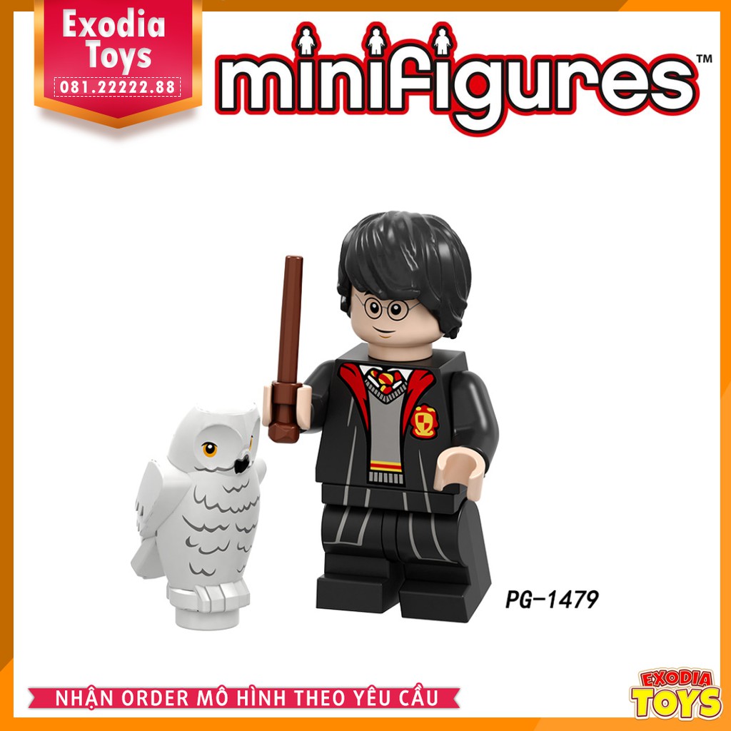 Xếp hình minifigure nhân vật thế giới phù thủy Harry Potter - Đồ Chơi Lắp Ghép Sáng Tạo - POGO 8192