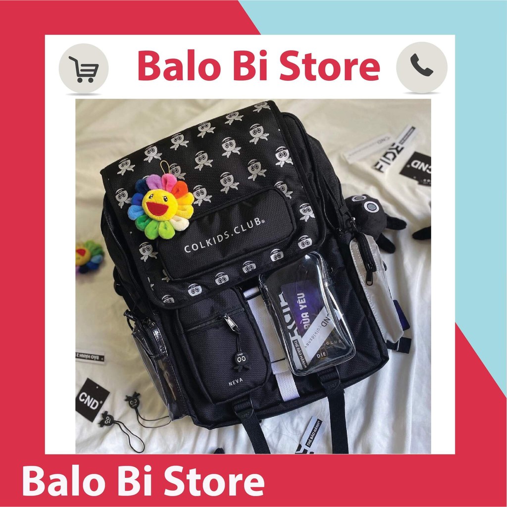 Balo  Colkids SS5 thời trang nam nữ đi chơi đẹp đi học tặng Full tag + giấy thơm +bạch tuột cao su