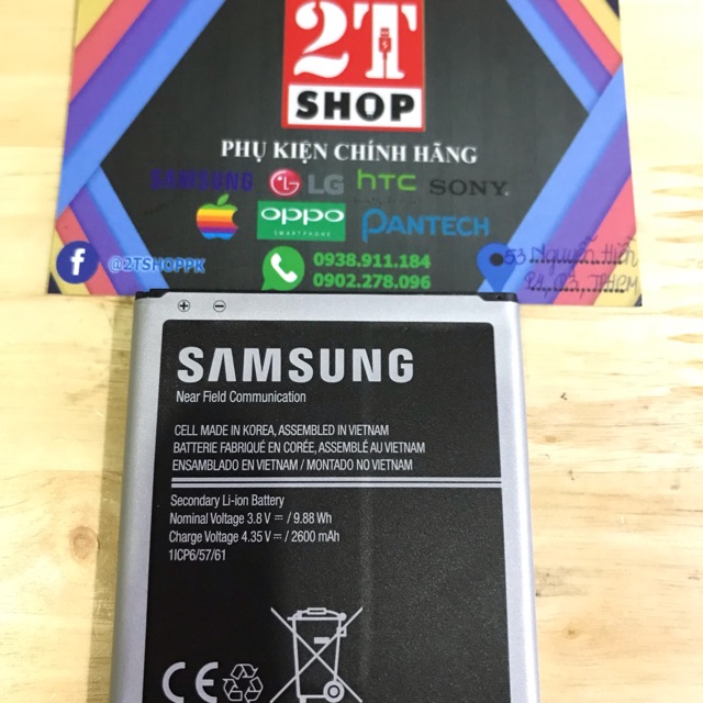 PIN GALAXY J5 (2015)/ GRAND PRIME (G530)/ J3 (2016) CHÍNH HÃNG, DUNG LƯỢNG 2600MAH