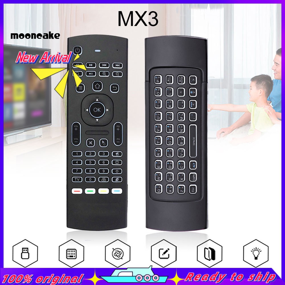 Điều Khiển Từ Xa Không Dây Tích Hợp Bàn Phím Và Chuột Bay3 2.4g Cho X96 H96 Android Tv Box