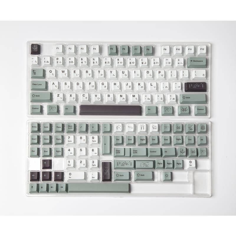 GMK Fog Keycap Mist Keycaps Cherry Profile Nắp Đậy Bảo Vệ Chìa Khóa Cho RK61/Rk68/71/84/87/100/104/108