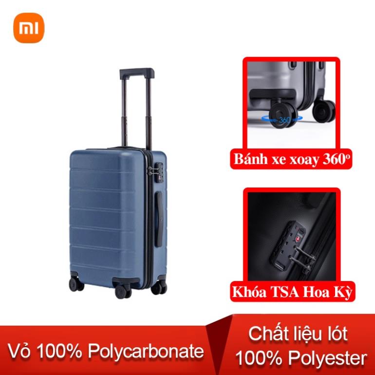 Vali du lịch xiaomi 20 Inch 90 Point chính hãng,Vali Xiaomi Passport doanh nhân