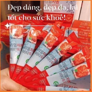 Trà bưởi đỏ ép sanga real grapefruit vita tok tok giảm cân - giữ dáng - đẹp da hộp 30 gói