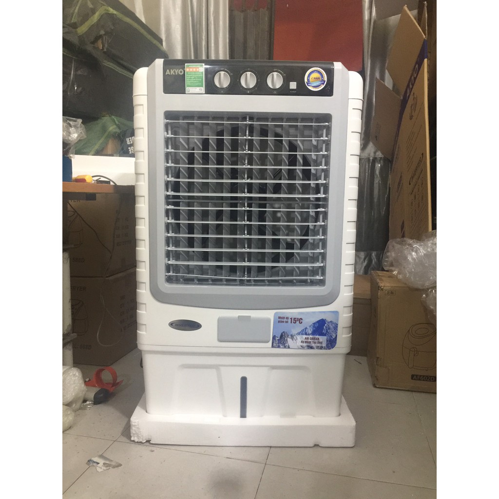 Quạt điều hòa không khí AKYO AK-80C Điều khiển cơ, Made in THAILAND Lưu lượng gió 8000m3/h CS 200W BẢO HÀM 2 NĂM