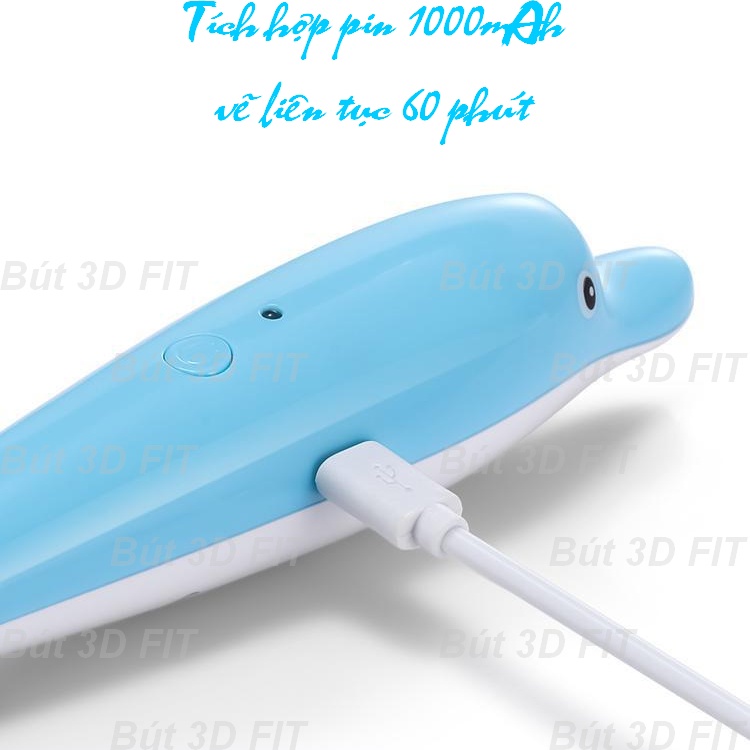 Bút 3D không dây, dùng mực PCL nhiệt độ thấp, quà tặng sáng tạo cho bé, giáo dục STEAM