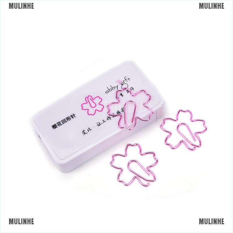 Set 2 Kẹp Giấy Hình Hoa Anh Đào Xinh Xắn