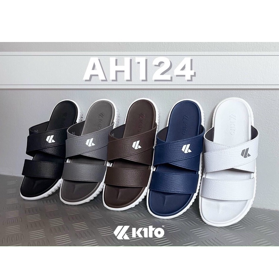 Dép Thái Lan quai ngang size nam từ 40 đến 43, Dép KITO AH124m - Dép Thái nhập khẩu 100%
