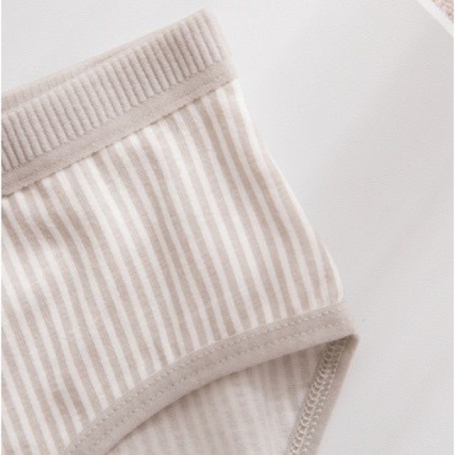 Quần lót cotton kẻ sọc 102 40-50KG