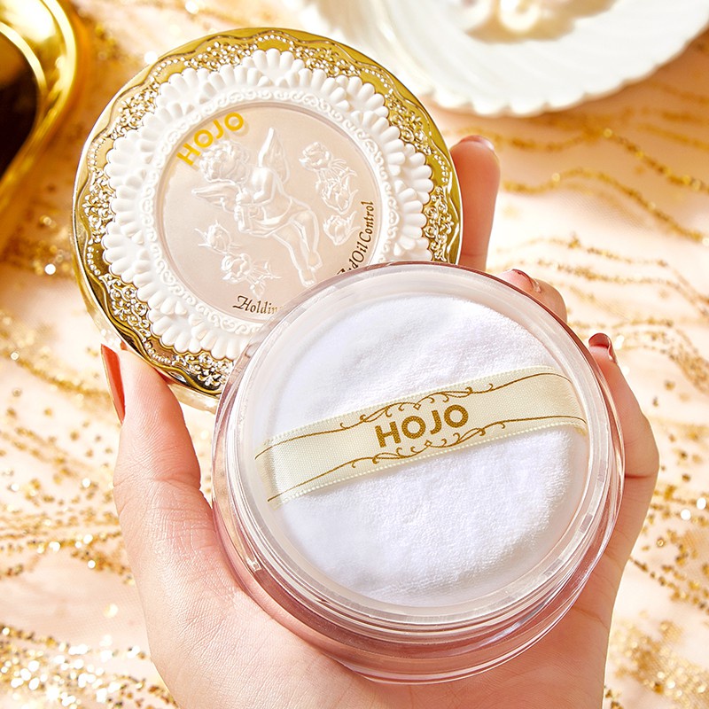 HOJO ♕Phấn Phủ Trang Điểm Kiềm Dầu Che Khuyết Điểm Làm Sáng Da Tự Nhiên Không Thấm Nước NO.8088