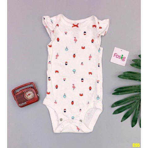 [Mã SKAMCLU8 giảm 10% cho đơn từ 100K] [5-11kg] Bodysuit Cánh Tiên Bé Gái - Trắng Hạc Cua