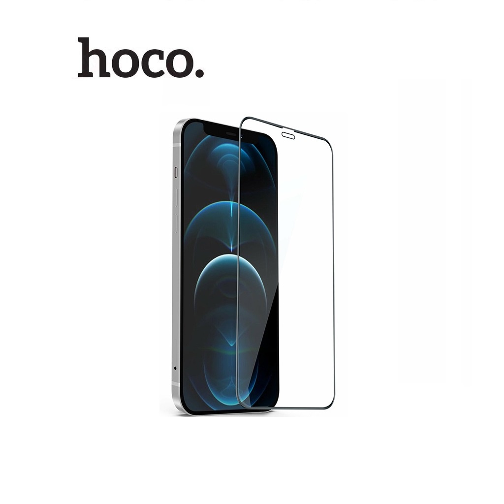 Kính cường lực full màn hình Hoco G7 độ cứng 2.5D chống bám vân tay, bảo vệ mắt cho iPhone 12 Pro Max