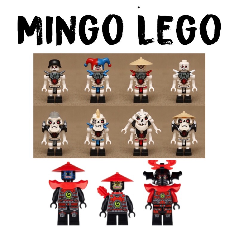 LEGO ninjago minifigure pilot xương đá 2011 2013 đẹp