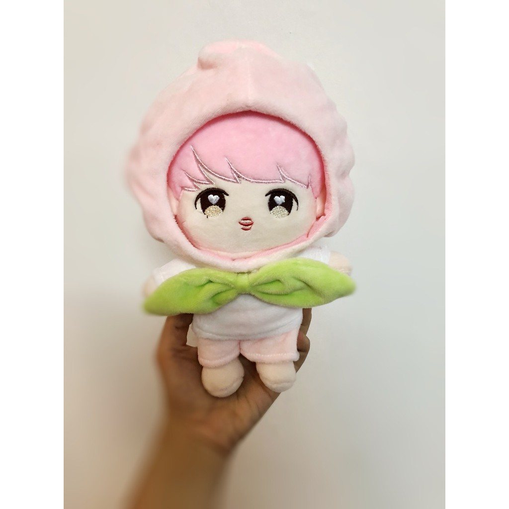 (20cm) Doll jimin tóc hồng 2 mẫu phụ kiện dành cho doll nhóm nhạc idol, anime chibi