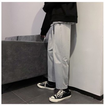 Quần jogger nam, nữ ống rộng, thun nỉ ống suông baggy phong cách unisex, vải co giãn tốt chuẩn form hàn quốc