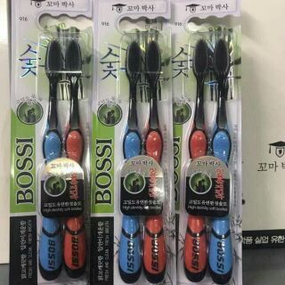 SÉT 2 BÀN CHẢI THAN TRE BOSSI HÀN QUỐC
