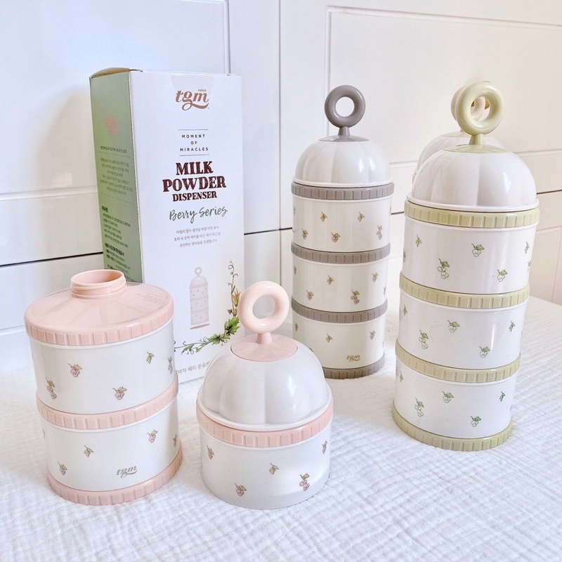 Hộp chia sữa bột - Hộp trữ sữa 3 ngăn TGM Hàn Quốc