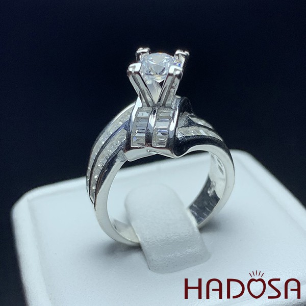 Nhẫn bạc nữ S925 cao cấp Hadosa- WSRR0021S