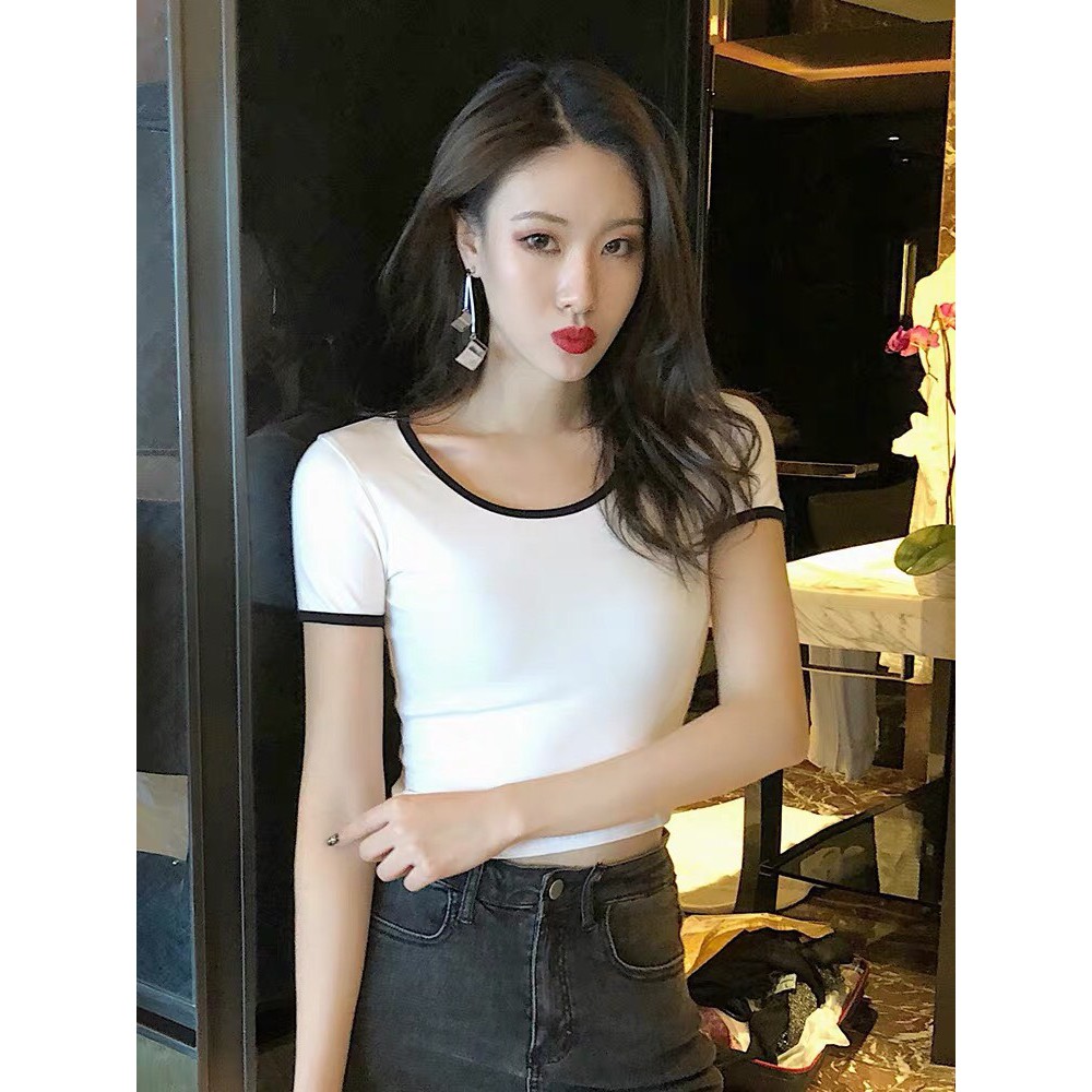 Áo Croptop Basic FREESHIP Giảm 10k nhập mã [ AO CROPTOP ]  Áo croptop nữ cao cấp