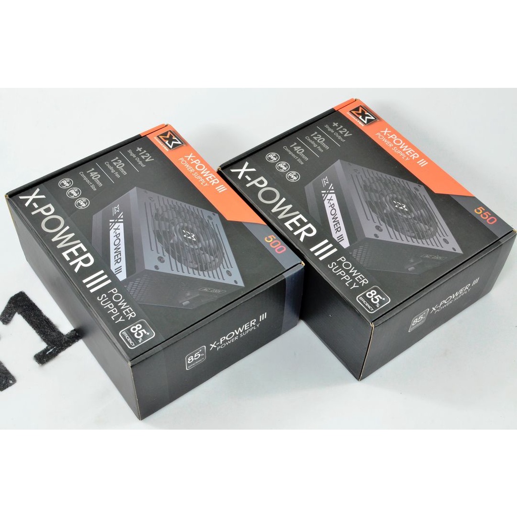 Nguồn máy tính XIGMATEK X-POWER X-550 500W Bảo hành 3 năm - Sản phẩm lý tưởng cho hệ thống GAME-NET