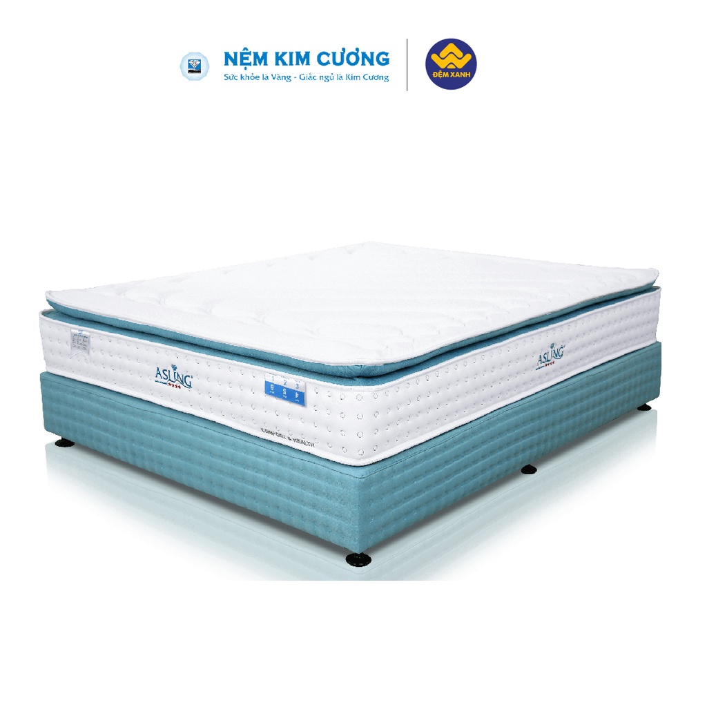 Đệm lò xo Kim Cương AsLing 4 sao