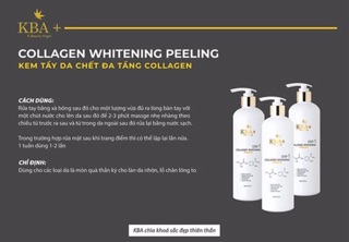 Kem tẩy da chết da tầng collagen KBA