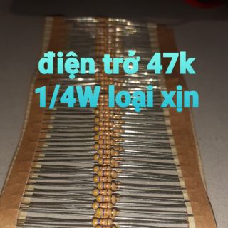 50 điện trở 47k 1/4w loại xịn