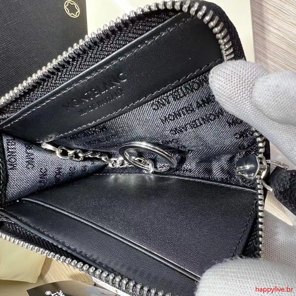 MONTBLANC Ví Da Bò Mềm Đựng Chìa Khóa / Tiền Xu / Thẻ Phong Cách Mới 2022 Cho Nam126262