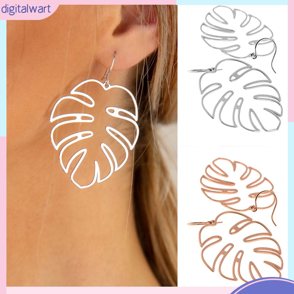 Khuyên Tai Hình Chiếc Lá Phong Cách Bohemian Thanh Lịch Dành Cho Nữ