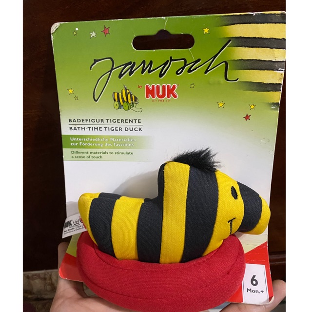 Đồ chơi nhà tắm, thú bông Vịt Hổ cho bé của Nuk- Đức