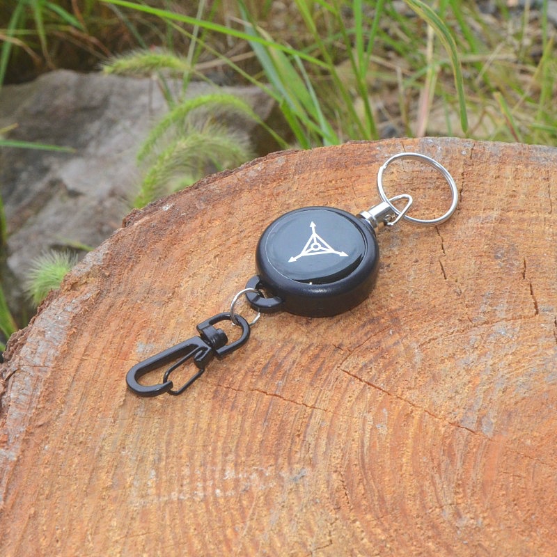 Móc Chìa Khóa Bằng Thép Chống Mất Có Thể Thu Vào Tiện Dụng