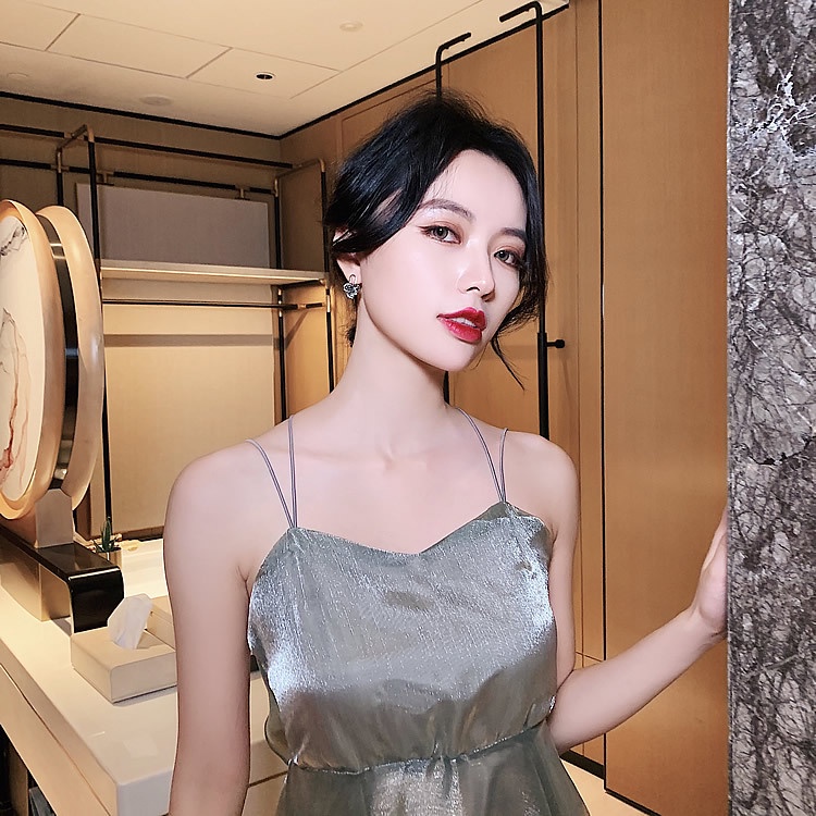 Bông Tai Hình Trái Tim Đính Kim Cương Tím Nhiều Màu Sắc Thời Trang Hàn Quốc