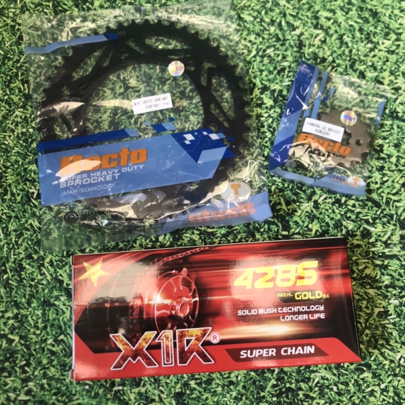 Nhông sên dĩa Recto cho R15V3, TFX, MT15 Size 14-48 Xích 132m