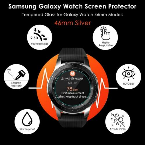 3 Kính Cường Lực Hd Chống Trầy Cho Samsung Galaxy Watch 42mm / 46mm 9h