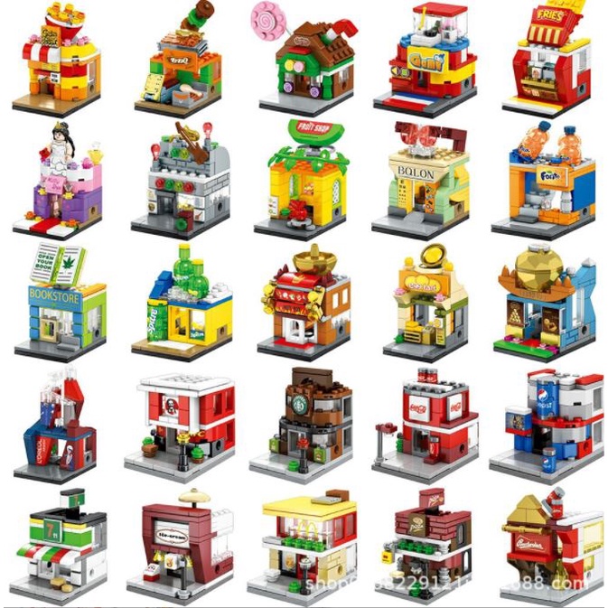 Bộ xếp hình lego cửa hàng đặc biệt. Dành cho trẻ trên 6 tuổi