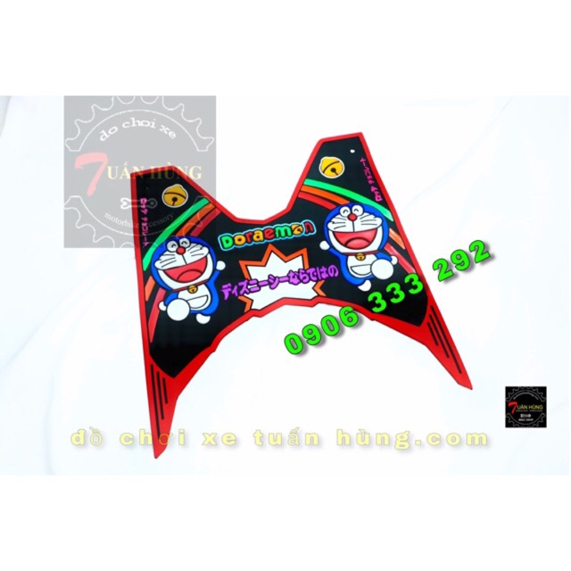 Lót Chân Vario 150, Vario 125  Hoạt Hình - Thảm Doraemon - Thảm Mickey