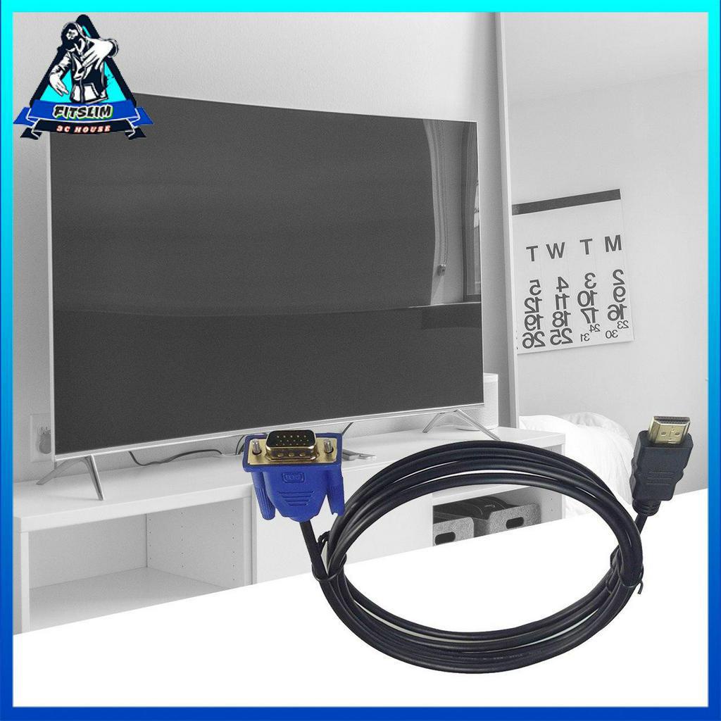 Ring Double Magnetic Ring với lưới dệt chống sốc Cáp hdmi đến Vga HD 1m