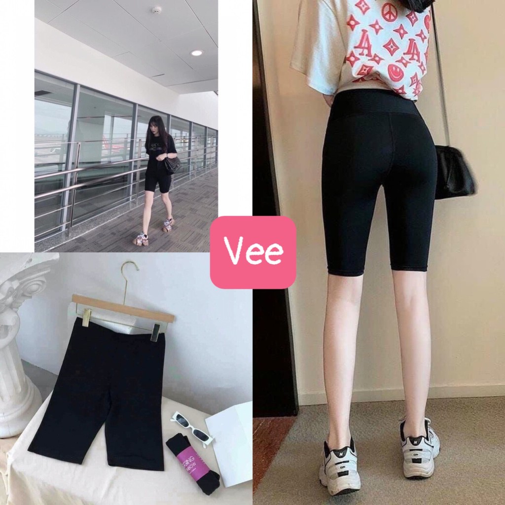 Quần legging nữ dáng lửng nâng mông co dãn 4 chiều/ Quần thể thao dáng ôm thời trang hàn quốc_veestore