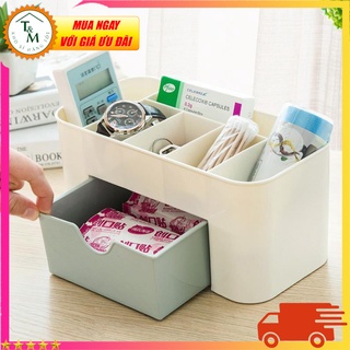 [Mã DF07 giảm 3% đơn 99K] Kệ Để Mỹ Phẩm Mini Nhiều Ngăn Để Bàn, Siêu Tiện Dụng, Siêu Dễ Thương T&M