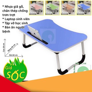 Bàn học sinh gấp gọn thông minh có khe cắm Ipad - để Laptop sinh viên hàng đẹp