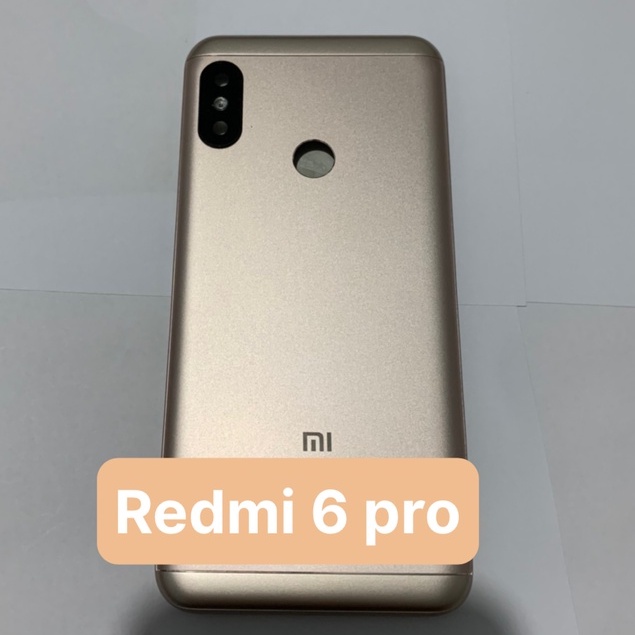 Bộ vỏ điện thoại full zin Xiaomi Redmi 6A - bộ gồm lưng, sường, phím bấm, kính camera