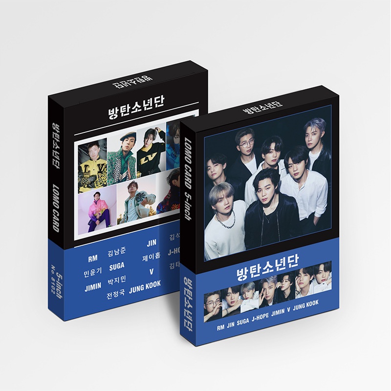 Hộp 30 Thẻ Hình Nhóm Nhạc Bts Blackpink ENHYPEN GOT7